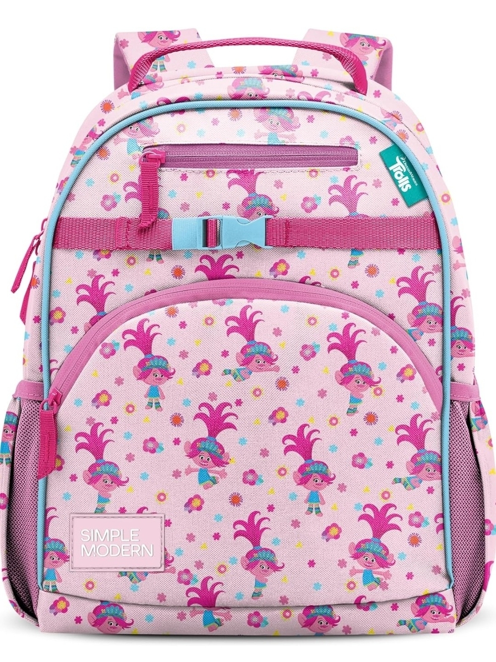 Simple Modern Trolls Poppy Size Medium School Bag & Lunch Bag For Girls - Picture 9 of 10